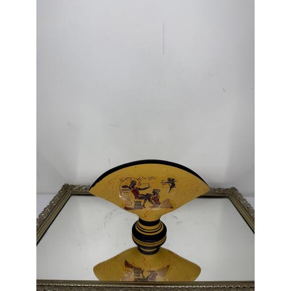 Vintage Napkin holder ceramic with ancient Greek performances - Picture 10 of 10